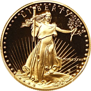 image for: 1987-P Gold Eagle $25 PCGS Proof 69 DCAM