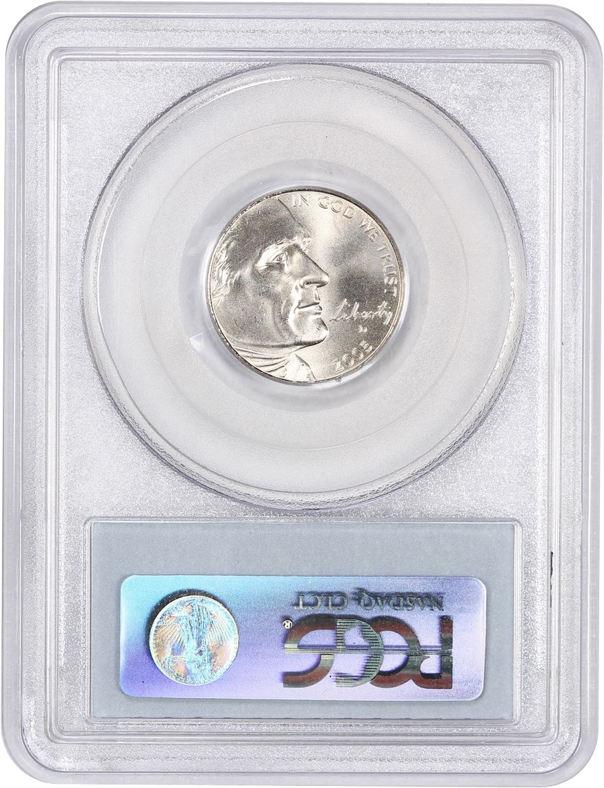 image for: 2005-D Bison 5c PCGS MS66 (Satin Finish, Special Mint Set)