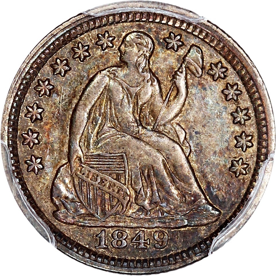 image for: 1849 H10c PCGS AU53