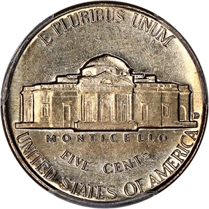 image for: 1955-D 5c PCGS MS66 FS