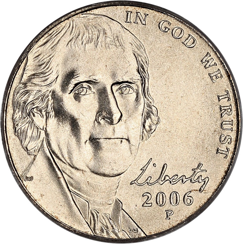 image for: 2006-P Monticello 5c PCGS MS66 FS