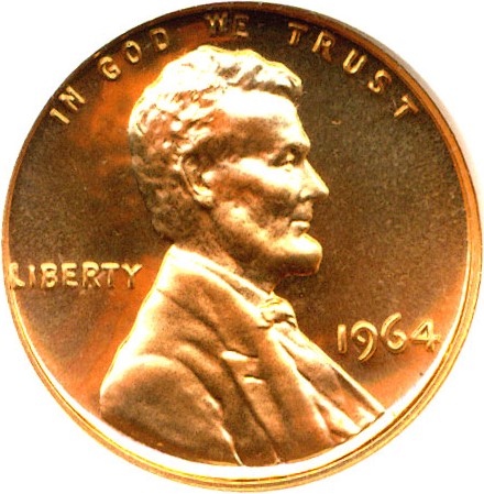 image for: 1964 1c  NGC Proof 68 RD Cameo