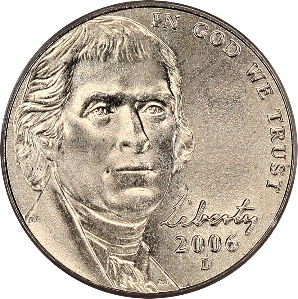 image for: 2006-D Monticello 5c PCGS MS66 FS