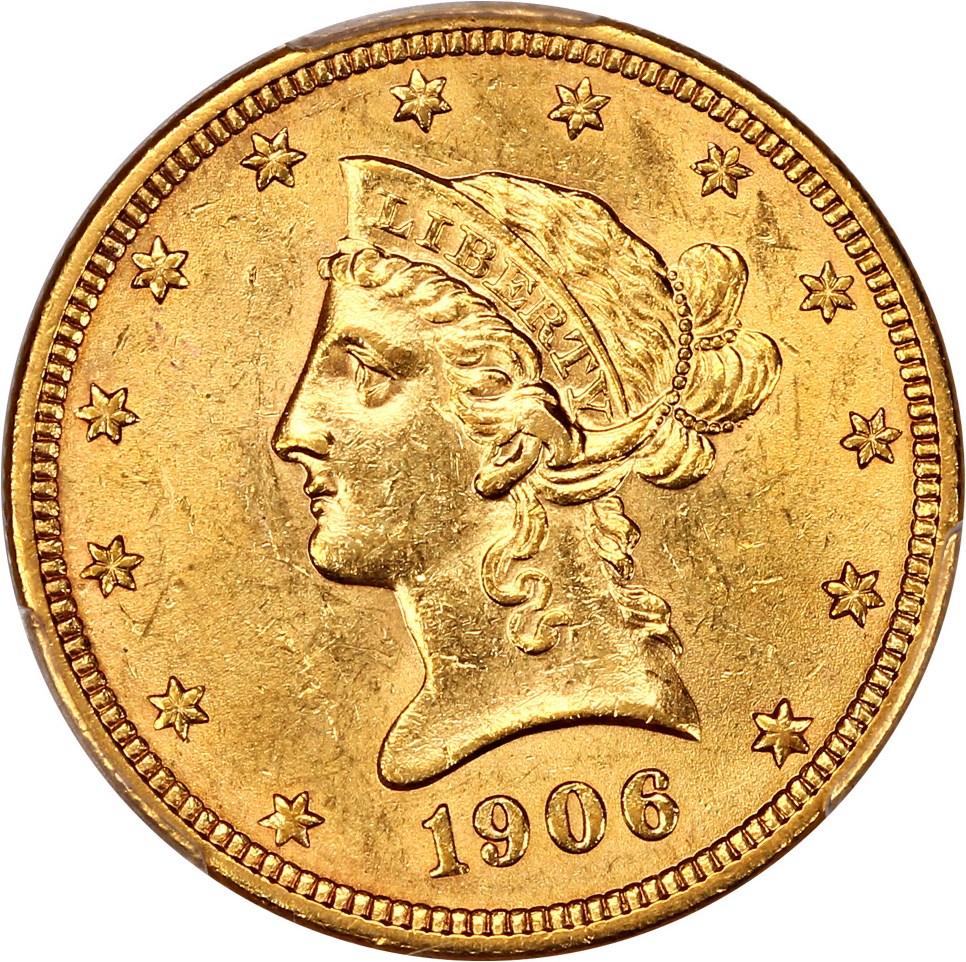 image for: 1906-O $10 PCGS MS62