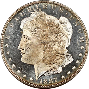 image for: 1887-O $1 PCGS MS65 DMPL