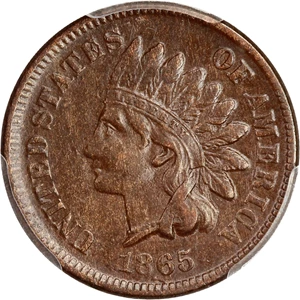 image for: 1865 1c PCGS XF45 (Fancy 5)