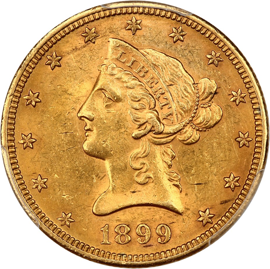 image for: 1899-O $10 PCGS MS61