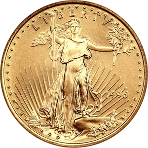image for: 1996 Gold Eagle $10 NGC MS69