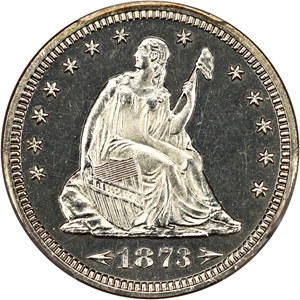 image for: 1873 25c PCGS Proof 63 (Arrows)