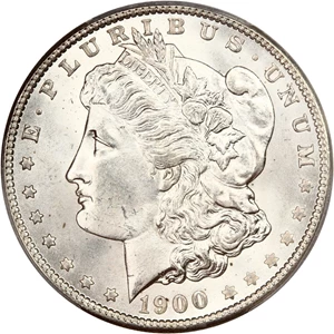 image for: 1900-O $1 PCGS MS67