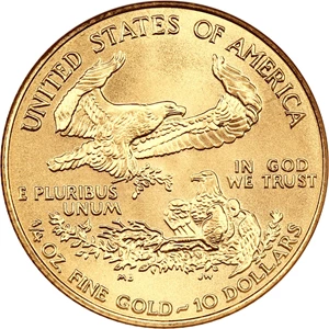 image for: 1996 Gold Eagle $10 NGC MS69