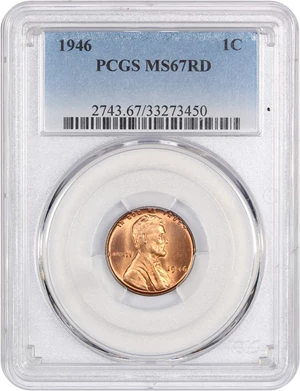 image for: 1946 1c PCGS MS67 RD