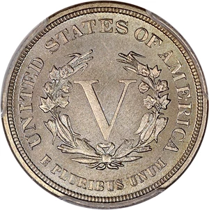 image for: 1883 5c PCGS Proof 67 (No Cents)