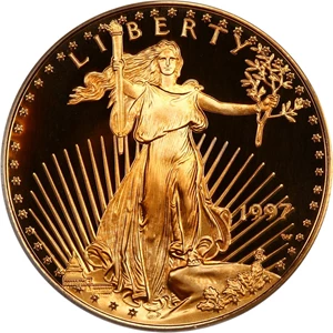 image for: 1997-W Gold Eagle $25 PCGS Proof 69 DCAM