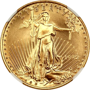 image for: 1995 Gold Eagle $10 NGC MS69