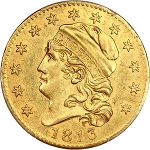 image for: 1813 $5 PCGS AU55