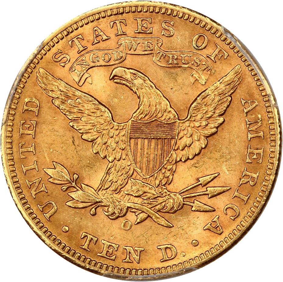 image for: 1899-O $10 PCGS MS61