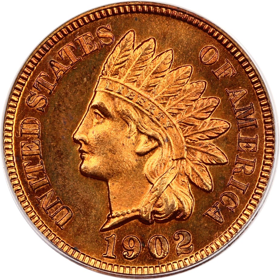 image for: 1902 1c PCGS/CAC Proof 64 RD (OGH, Eagle Eye)