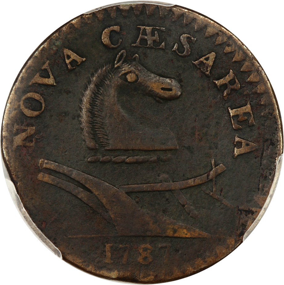 image for: 1787 New Jersey PCGS VF35 (Small Planchet, Plain Shield)