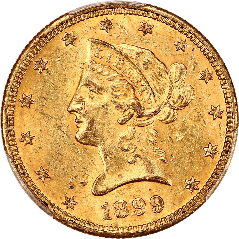 image for: 1899-O $10 PCGS MS61