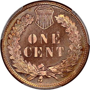 image for: 1886 1c PCGS Proof 65 RD (Variety 1)