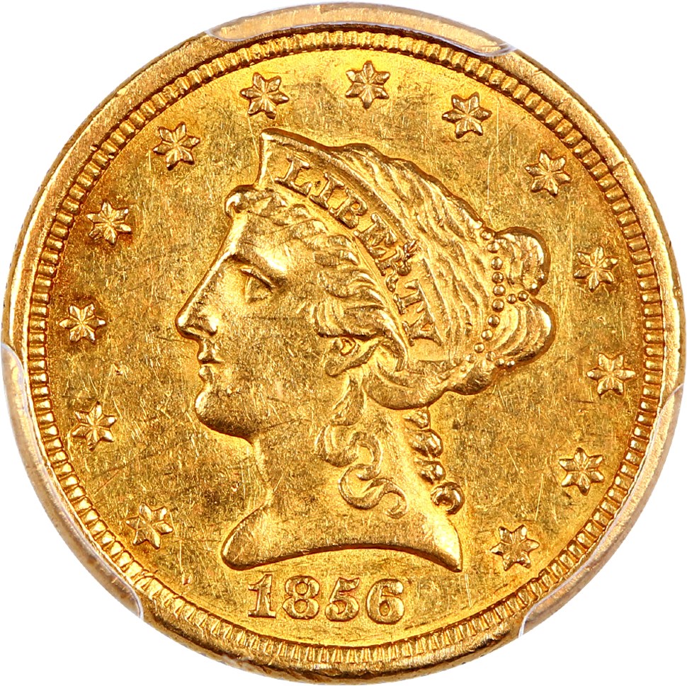 image for: 1856-O 2 1/2 PCGS AU58