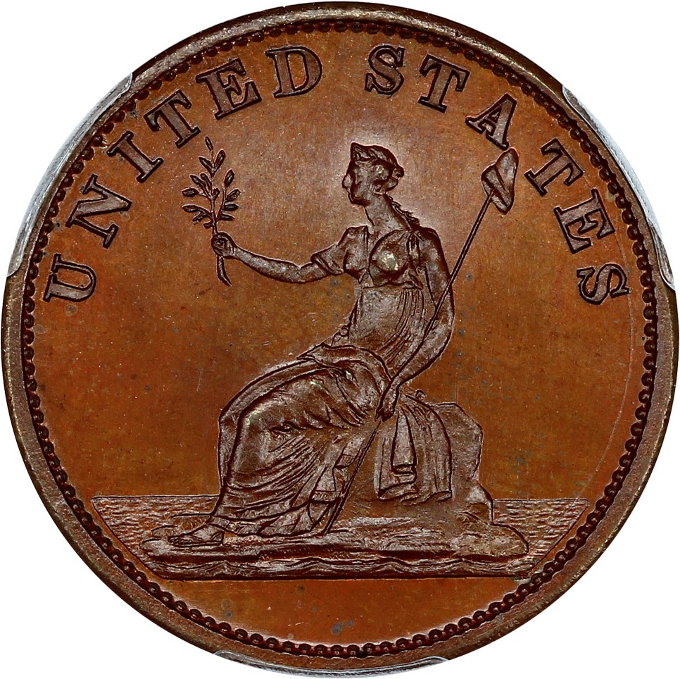 image for: 1783 Res Washington Draped Bust Copper PCGS Proof 66 BN (Engrailed Edge)