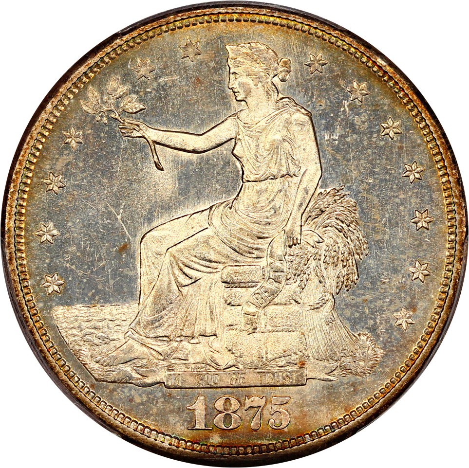 image for: 1875-S/CC Trade$ PCGS MS63