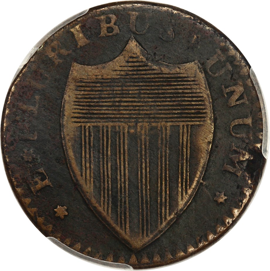 image for: 1787 New Jersey PCGS VF35 (Small Planchet, Plain Shield)