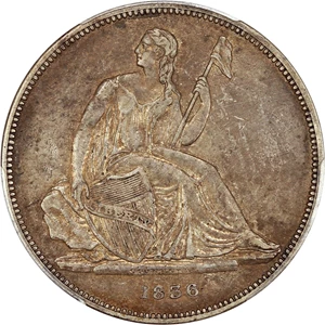 image for: 1836 Gobrecht $1 PCGS/CAC Proof 45 (Original, Coin Alignment)
