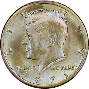 image for: 1971 50c PCGS MS66