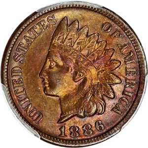 image for: 1886 1c PCGS AU58 (Type 2)