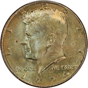 image for: 1974 50c PCGS MS66