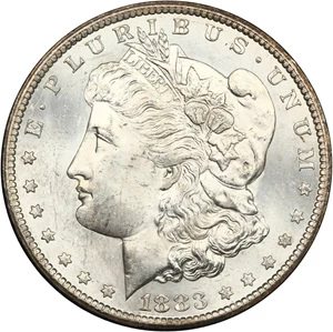image for: 1883-CC $1 NGC/GSA MS63 (GSA Hoard, With Box & COA)