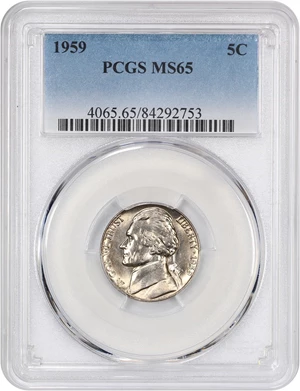 image for: 1959 5c PCGS MS65