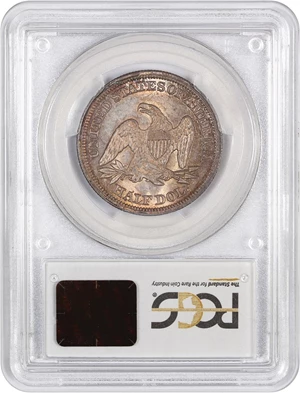 image for: 1842 50c PCGS/CAC MS64 (Small Date, Reverse of 1842)