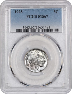 image for: 1928 5c PCGS MS67