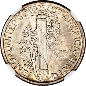 image for: 1918 10c NGC MS61