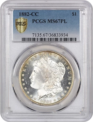 image for: 1882-CC $1 PCGS MS67 PL