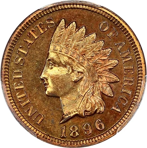 image for: 1896 1c PCGS Proof 64 RB