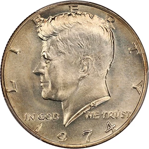 image for: 1974 50c PCGS MS66