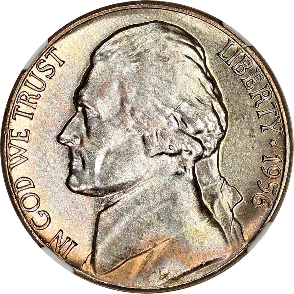 image for: 1956-D 5c NGC MS66