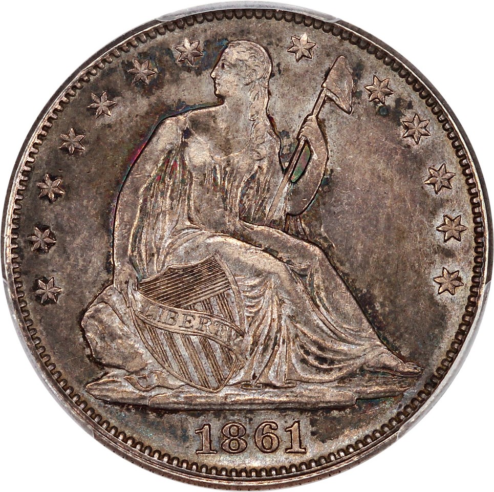image for: 1861 Confederate States of America 50c PCGS MS61 (Restrike)