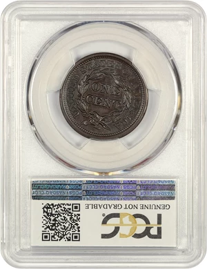 image for: 1845 1c PCGS UNC Details (Altered Surface)