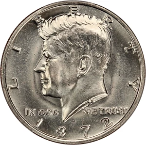 image for: 1972-D 50c PCGS MS66
