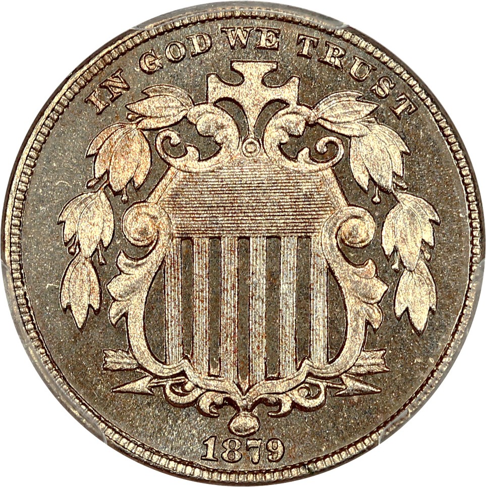 image for: 1879/8 5c PCGS Proof 65