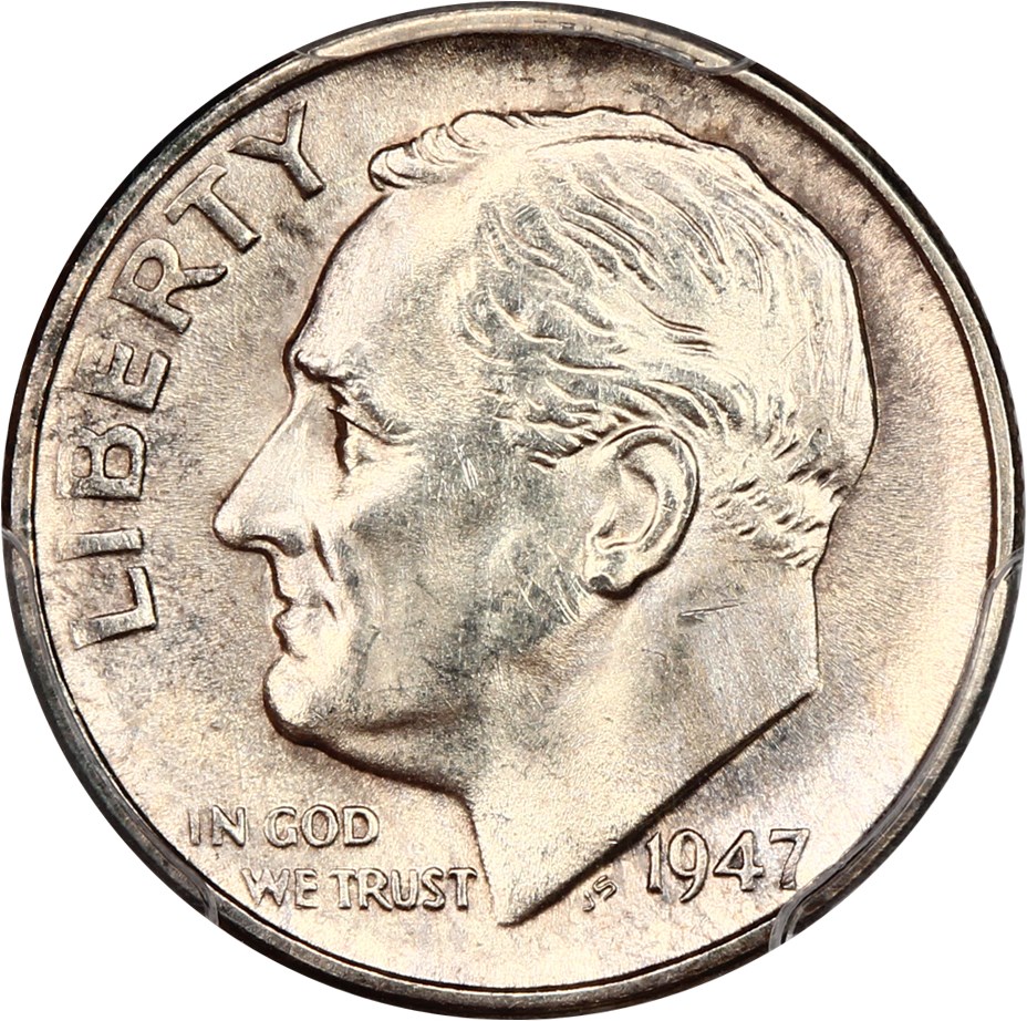 image for: 1947-S/D 10c PCGS MS64 (OMM FS-502)