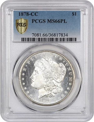 image for: 1878-CC $1 PCGS MS66 PL
