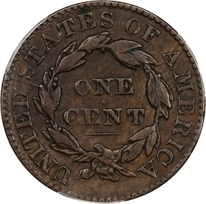 image for: 1829 1c PCGS VF30 (Large Letters)