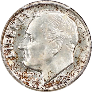 image for: 1954-D 10c PCGS MS66